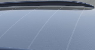 Visualisierung eines PV-Autodaches mit geschindelten Solarzellen